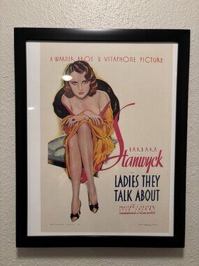 Ladies They Talk About (1933) Framed 8.5x11 Inch Art Print